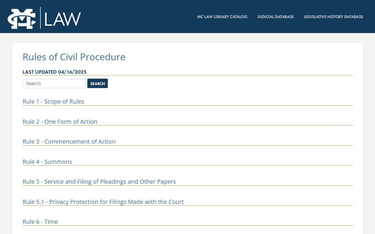 Mississippi Rule of Civil Procedure privacy rule for Claiborne County court records